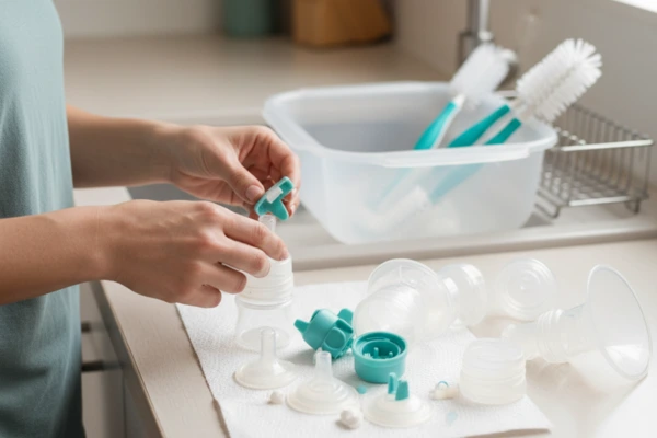 Preparing for the quick rinse