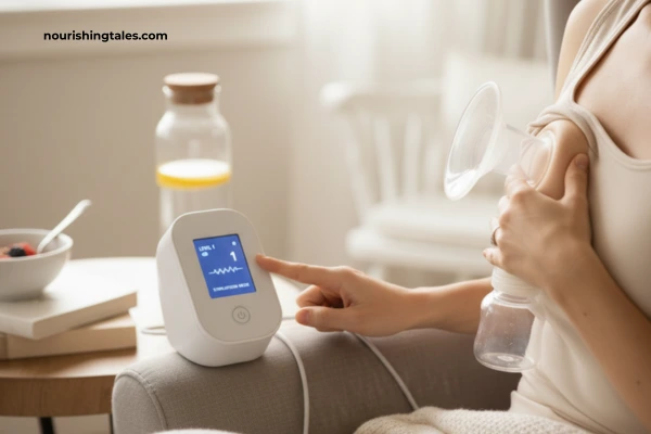 Start pumping on the lowest setting